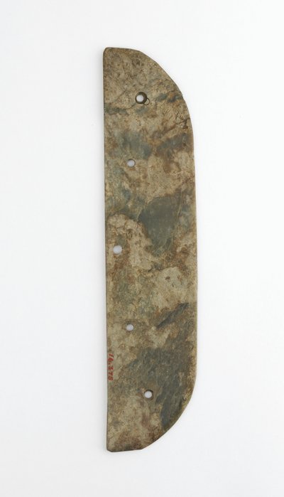Ceremoniellt redskap (jade) av Western Zhou Dynasty Chinese School