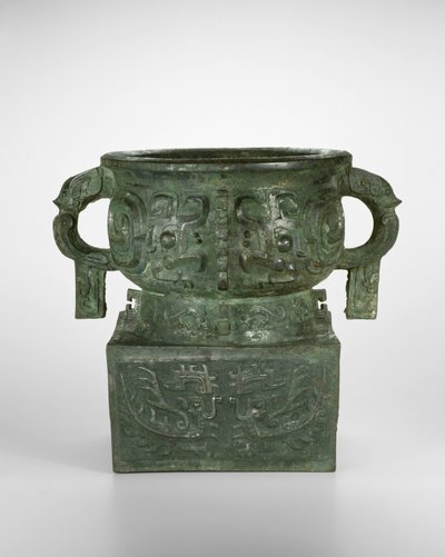 Spannmålskärl av Western Zhou Dynasty Chinese School
