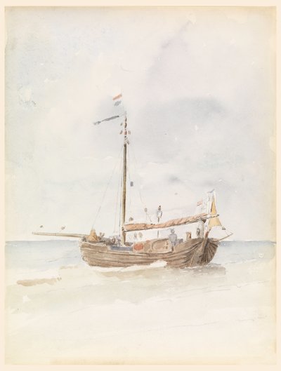 En holländsk pråm, 20 augusti 1887 av Whitney Warren Jr.