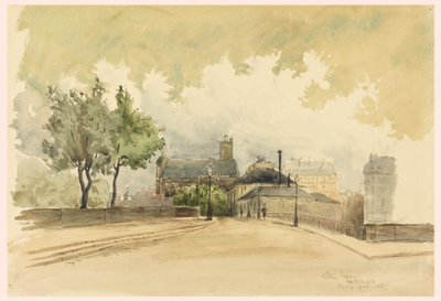 Ritning, The Marque, Paris, 1887 av Whitney Warren Jr.