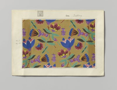 Stål med tryckt sida, design Iselberg av Wiener Werkstätte