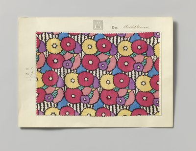 Stål med tryckt sida, design Strohblume av Wiener Werkstätte