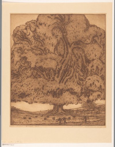 The Harvest, Bali (originaltitel på objektet) av Wijnand Otto Jan Nieuwenkamp (signed by artist)