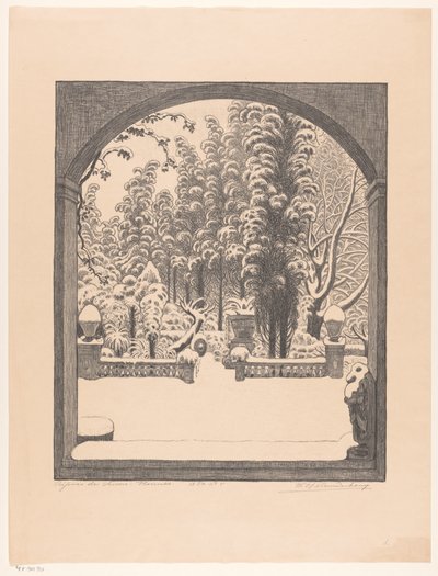 Resten av biskoparna: Florens (originaltitel på objektet) av Wijnand Otto Jan Nieuwenkamp (signed by artist)