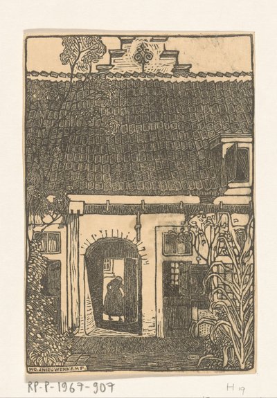 Brouwershof i Haarlem Hofje in Haarlem (originaltitel) av Wijnand Otto Jan Nieuwenkamp