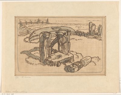 Träkapstan på ett varv i Volendam Hörn på kajen, Volendam (originaltitel) av Wijnand Otto Jan Nieuwenkamp