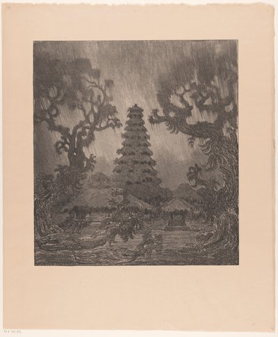 Pagod i regnet Ett tempel i regnet (originaltitel) av Wijnand Otto Jan Nieuwenkamp
