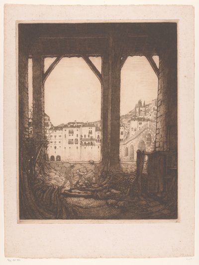 Två män sågar i en verkstad i Verona Verona (originaltitel) av Wijnand Otto Jan Nieuwenkamp