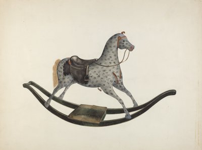 Hobbyhäst, ca. 1941. av Wilbur M Rice