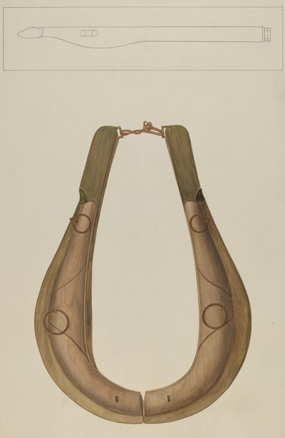 Hästhalsband och Hame, ca. 1938. av Wilbur M Rice
