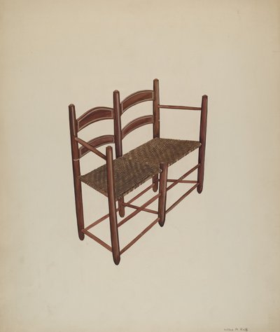 Ox Cart Chair, ca. 1939. av Wilbur M Rice