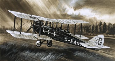 En De Havilland DH98 från Aircraft Transport  Travel Ltd. av Wilf (20th century) Hardy