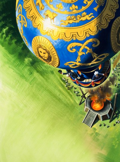 Uppstigning med ballong av Wilf (20th century) Hardy