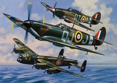 Spitfires (gouache på papper) av Wilf (20th century) Hardy