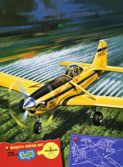 HDN Fieldmaster, ett lågvingat flygplan konstruerat för besprutning av grödor av Wilf (20th century) Hardy