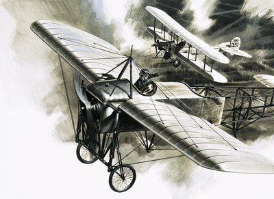 RFC:s första spaningsflygning av Wilf (20th century) Hardy
