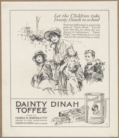 Dainty Dinah Toffee, ca 1920 av Wilfred Fryer