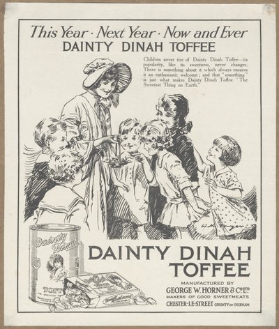 Dainty Dinah Toffee, ca 1920 av Wilfred Fryer