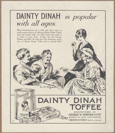 Dainty Dinah Toffee, ca 1920 av Wilfred Fryer