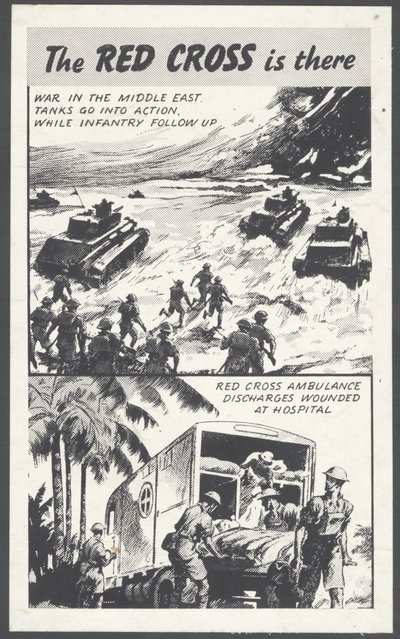 Röda Korsets krigstidsannons, 1940-talet av Wilfred Fryer