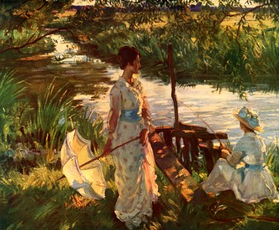 Fiske, Boktallrik av Wilfred Gabriel de Glehn