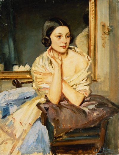 Studie för modellen i "Ungdom" av Wilfred Gabriel de Glehn