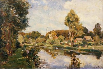 Avon nära Great Dunford av Wilfred Gabriel de Glehn