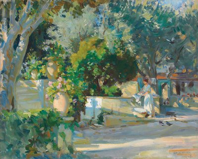 Tvättdagen av Wilfred Gabriel de Glehn