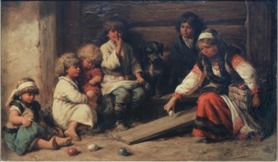 Påskäggsspel i Ryssland av Wilhelm Amandus Beer