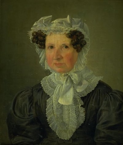 Porträtt av jungfru Nissen av Wilhelm Bendz
