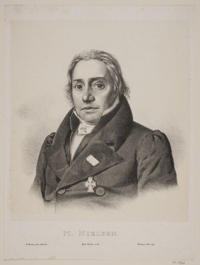 Rektor Michael Nielsen av Wilhelm Bendz