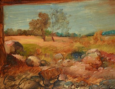 Utsikt från en lada av Wilhelm Busch
