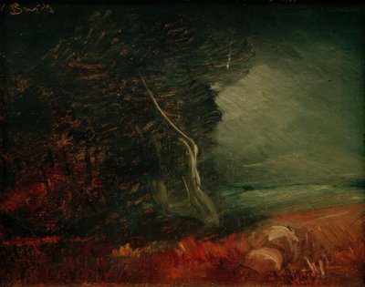 Den dystra kanten av skogen (potatiseld) av Wilhelm Busch