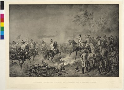 Ärkehertig Karl i slaget vid Wuerzburg av Wilhelm Camphausen