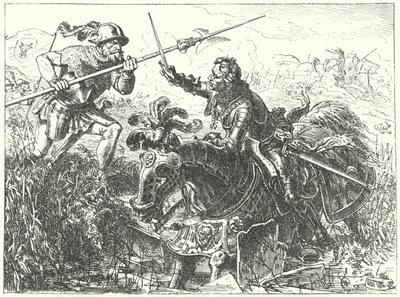 Karl den djärve, hertig av Bourgogne, död i slaget vid Nancy av Wilhelm Camphausen