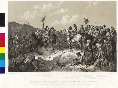 Episod från slaget vid bergen Harsany den 12 augusti 1687 av Wilhelm Camphausen