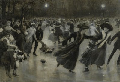 Fest på isen, 1909 av Wilhelm Gause