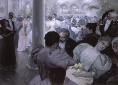 Reunion im Kurhaus (Ball in the Spa House) av Wilhelm Gause