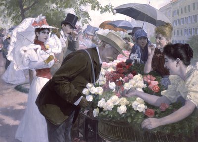 Röda eller vita rosor? (Röda eller vita rosor, sir?) av Wilhelm Gause