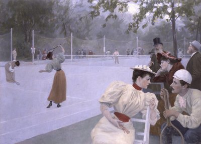 Kommunal Lawn Tennisbana av Wilhelm Gause
