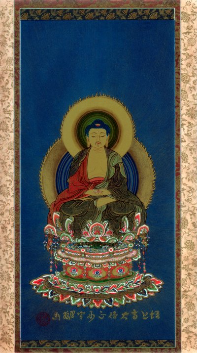 Amitabha, tidigt 1800-tal 1886 av Wilhelm Greve