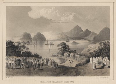 Simoda från America Graveyard, 1885 av Wilhelm Joseph Heine