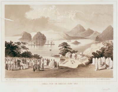 Simoda från den amerikanska kyrkogården av Wilhelm Joseph Heine