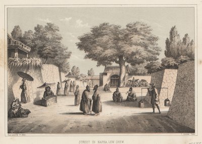 Gata i Napha, Lew Chew, 1855 av Wilhelm Joseph Heine