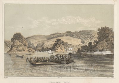 To-Ri-Ga-Sa-Ki, Yedo Bay, 1855 av Wilhelm Joseph Heine