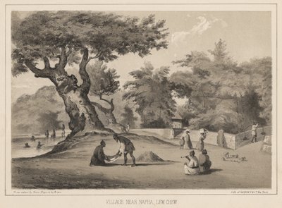 By nära Napha, Lew Chew, 1855 av Wilhelm Joseph Heine