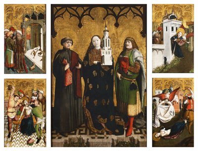 Sankt Barbara altartavla av Wilhelm Kalteysen