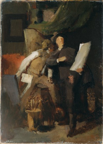 Kritikerna av Wilhelm Maria Hubertus Leibl