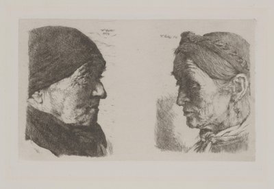 Ett bondepar av Wilhelm Maria Hubertus Leibl