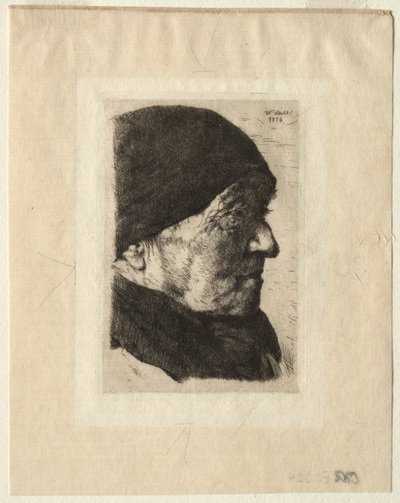 Chef för en bonde, 1874. av Wilhelm Maria Hubertus Leibl